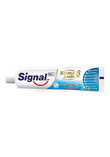 4 Adet Signal Komple Bakım 8 Etki Beyazlatıcı Koruma 75 Ml