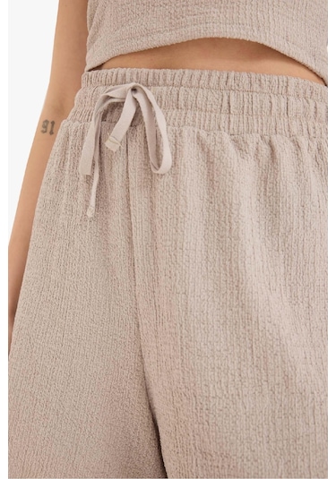 Defacto Loose Fit Bürümcük Şort A6223AX24SM Bej