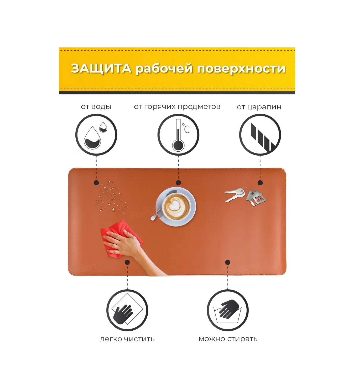 Fumıroomı Masa İçin Büyük Fare Pedi 80x40 39570695