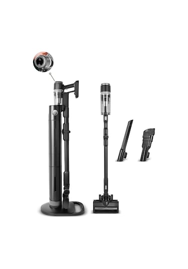 Homend Dustrider Pro 1270H Toz İstasyonlu Ergonomik Dikey Şarjlı Süpürge