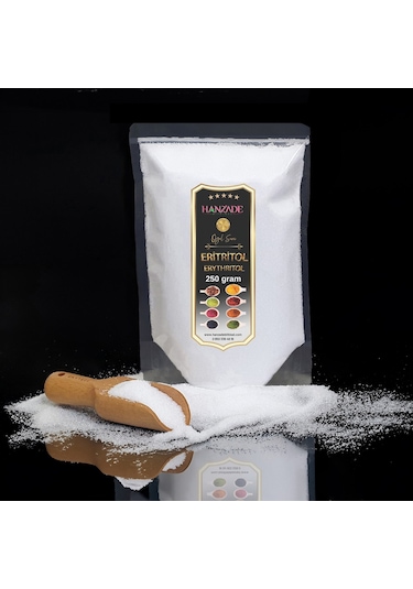Hanzade Bitkisel Eritritol Doğal Toz Tatlandırıcı 250 G