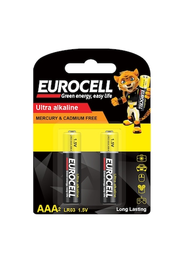 Eurocell- Aaa2 Lr03 1.5 V İnce Kalem Pil
