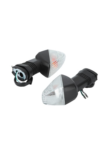 Xiyyadms Kawasakı Zx-6r İçin Dayanıklı Abs Sinyal Lambası Siyah-beyaz, 2 Adet - Kolay Kurulum, Enerji Tasarruflu, Motorcycle Dıy Değiştirme Parçası