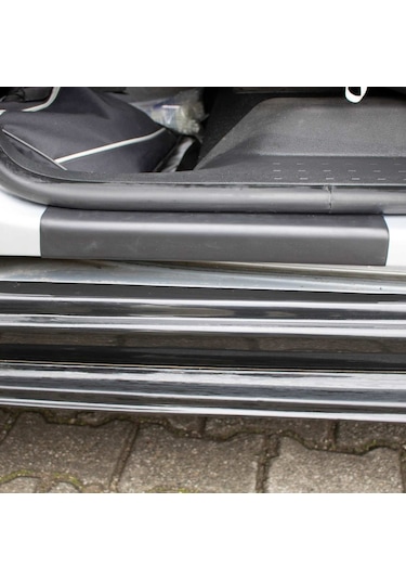 Cappafe Volkswagen Caddy Kapı Eşiği Koruma Abs Mat Siyah 4 Par N11.4712