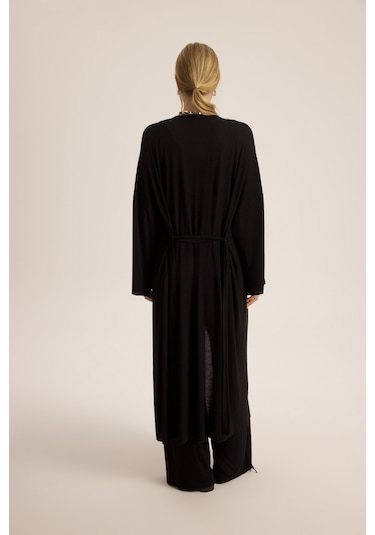Mai Studios Co. Raina Siyah Kimono Basic Üçlü Takım Siyah