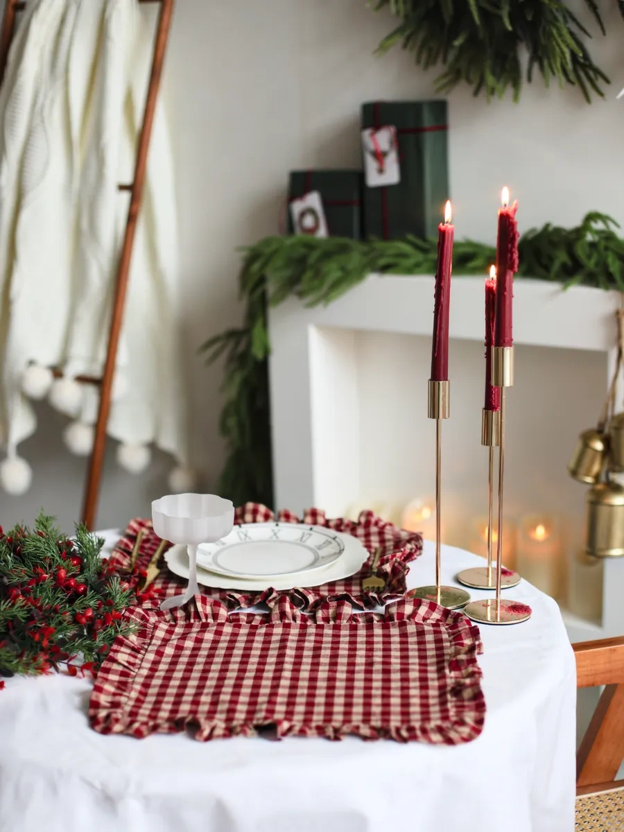 Home Lovers Dokuma Servis Peçeteleri Seti 2 Adet 273054264 Bordo