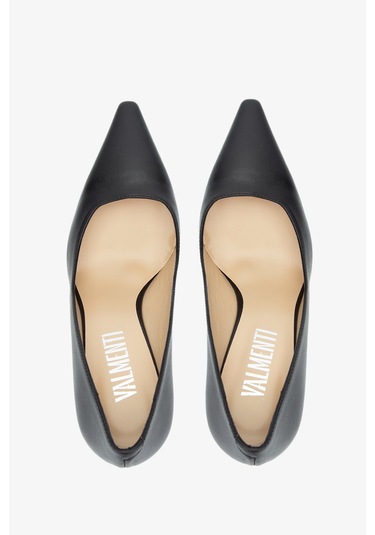 Valmenti Nuc Kadın Siyah Hakiki Deri Topuklu Ayakkabı 613 27235 Bn Ayk Y24 Siyah