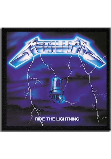 Metallica Ride The Lightning Albüm Arma Peç Patch Yama Çok Renkli