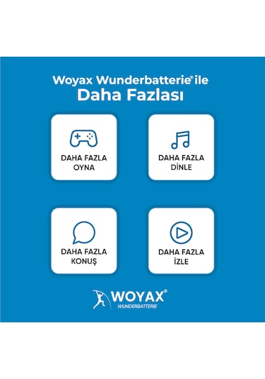Woyax İphone 15 Plus Uyumlu Premium Batarya 4620 Mah Yüksek Kapas