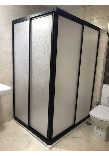 Teknesiz Mika Duşakabin Siyah Profil Siyah