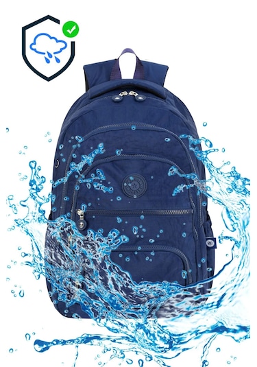 Mor Lüx Krinkıl Kumaş Lise Ve Ortaokul Sırt Çantası, Krinkıl Okul