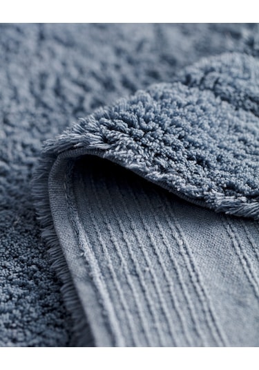 Farges 2'li Pamuklu Banyo Paspası - İndigo 8684427185285 Indigo