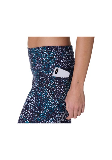 Sweaty Betty Sweaty Betty Power Workout Leggings Kadın Mavi Koşu Tayt 5109 Çok Renkli