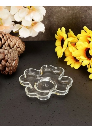 P.bahçe Yonca Çay Tabağı-54521 Beyaz