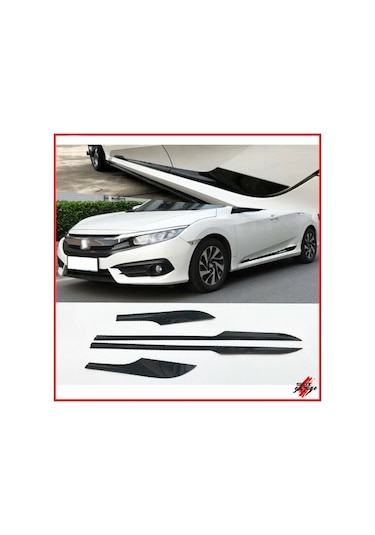 Honda Civic Fc5 Piano Black Yan Kapı Çıtası