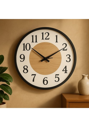 Yeni Tasarım Modern Duvar Saati Şık Ve Kalite Bir Arada No:1002 Siyah