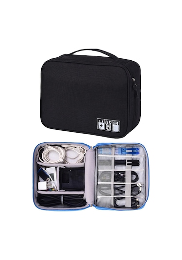 Suntek Magideal Seyahat Elektronik Kordon Düzenleyici Kılıf Siyah