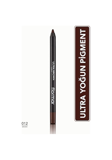 Flormar Kahverengi Göz Kalemi Ultra Eyeliner No:012