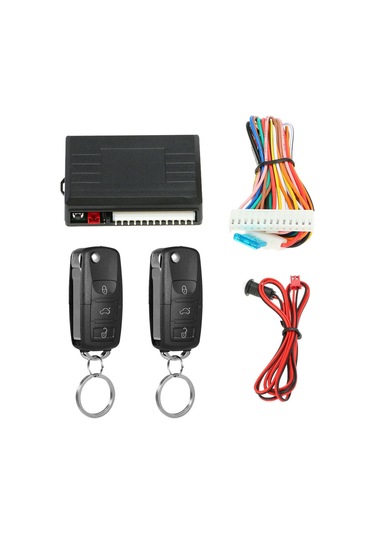 Yaozixa 12v Araba Bt Uyumlu Anahtarsız Kontrol Sistemi - 3 Tuşlu Kumanda, Led Işık, Uzakdan Kilitleme/açma, 3-8m Bt Mesafesi