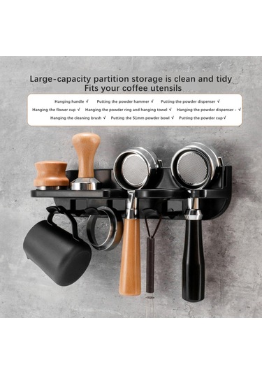 Suntek Kahve Portafilter Rafı Kafe Oteller Için Sağlam 51mm