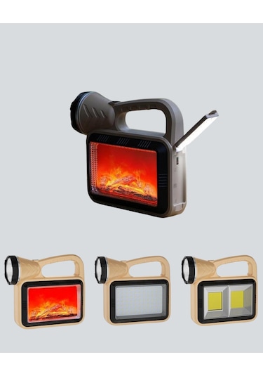 Alev Efektli Güneş Enerjili Lamba Su Geçirmez Çok Renkli