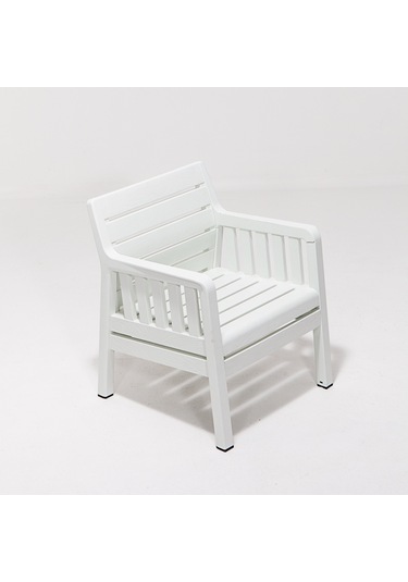 Lara Tekli 1 Kişilik Koltuk Mindersiz Balkon&teras Bahçe Koltuk / Antrasit