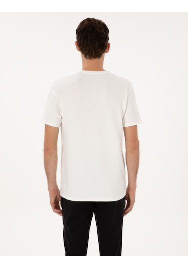 Pierre Cardin Erkek Ekru Tişört 50308037-vr019