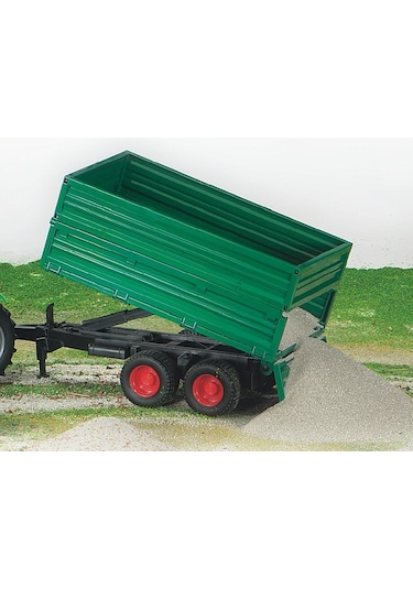 Bruder - Römork Yeşil Büyük Damperli - Br02010