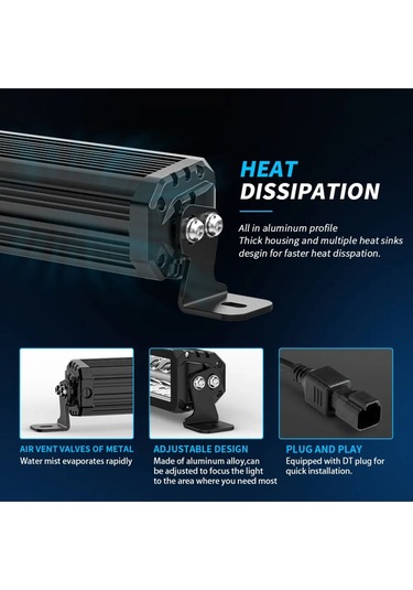 30 Cm Off Road Led Bar Pozisyon Lambalı Tampon Tepe Panjur İçi Kaput Çalışma Lambası - Premıum Ürün