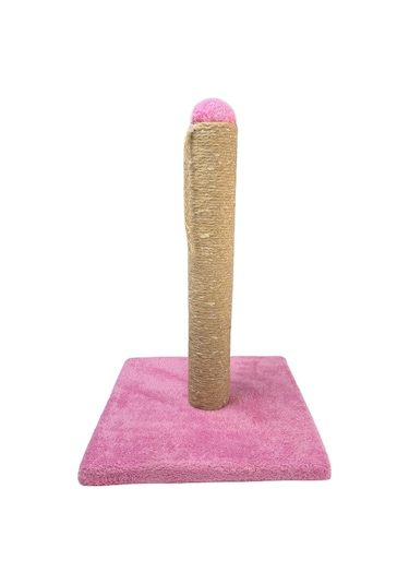 Pembe Kedi Tırmalama Tahtası Yedek Borulu-42cm