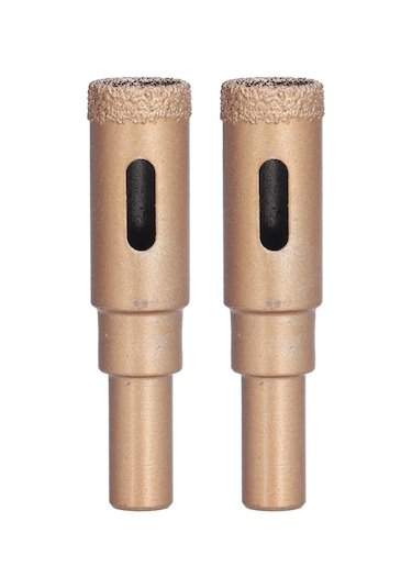 Youtek 16mm Elmas Matkap Ucu, Büyük Talaş Çıkışlı, Yüksek Tork, Cam, Fayans, Taş, Mermer İçin Sıkıcı Delme Aleti 2 Adet