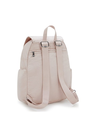 Kıplıng City Zip S Küçük Boy Sırt Çantası Pembe Pınk Pearl Jacquard Pembe
