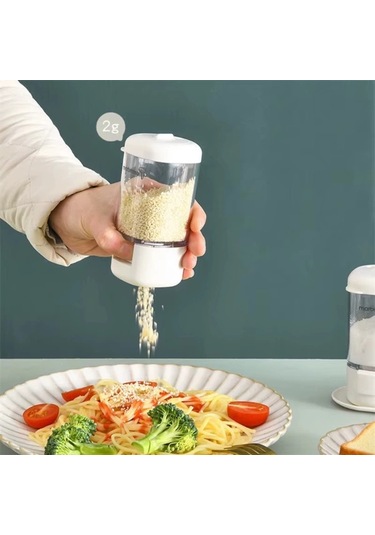 Tekli Basmalı Baharatlık Tuzluk Çok Renkli