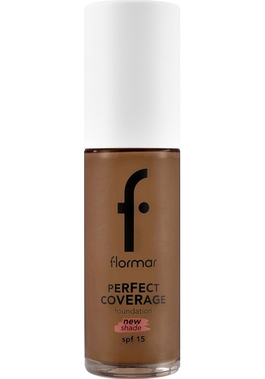 Flormar Perfect Coverage Yoğun Kapatıcı Su Bazlı Fondöten (Sıcak Alt Ton) -137 Nutmeg-8682536070676