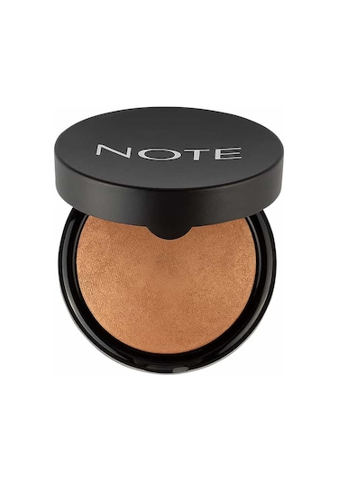 Note Cosmetics Baked Allık 04 Deeply Bronze Işıltılı Highlighter