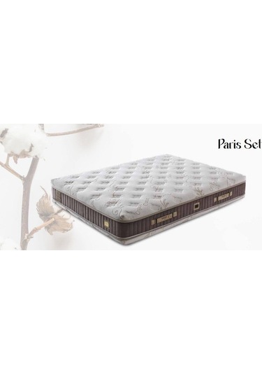 Paris Ultra Ortopedik Antialerjik 32cm 90 190 Yatak-baza-başlık Seti 90 x 190