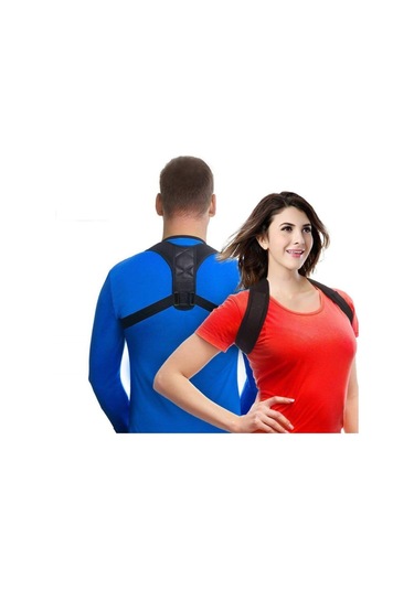 Medikal Deri Desenli Korse Ortopedik Dik Duruş Korsesi Kamburluk Korsesi