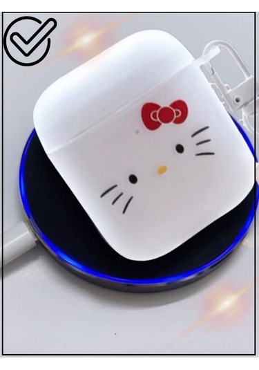 Case House Airpods Uyumlu Pro 2 İçin Hello Kitty Kılıfı 305187701 Siyah