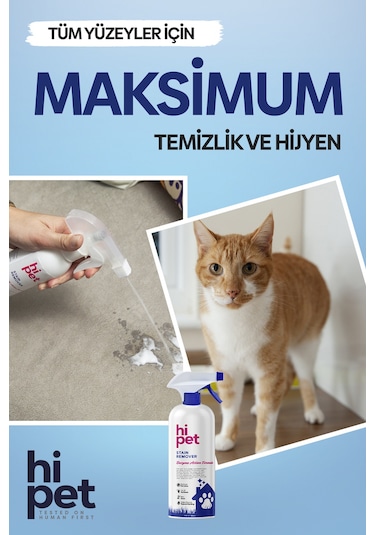 HiPet Kedi Leke Çıkarıcı Spray