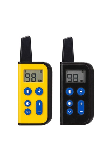 Geeroyoo Otomatik Ses Kontrollü Köpek Eğitim Kolyesi, Uzun Pil Ömrü Ve Şarj Edilebilir, Su Geçirmez, 1800ft Menzil, Siyah