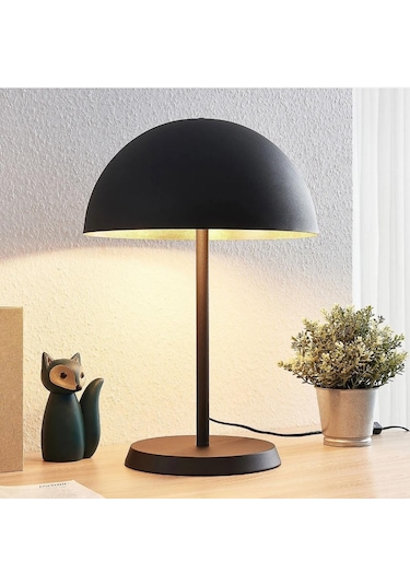 Mylights 30 Cm Başlıklı Masa Abajur Masa Lambası Gece Lambası Yatak Başı Lamba