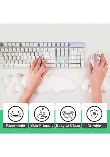 Klavye Bulut Bilek Desteği, Bulut Fare Kol Bilek Desteği Sevimli