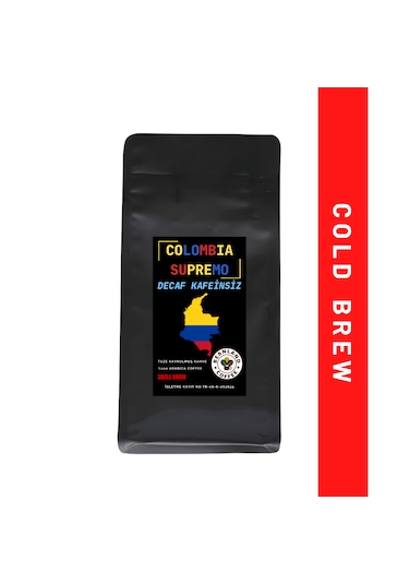 Beanland Coffee Decaf (Kafeinsiz) Colombia Supremo Cold Brew 250 G
