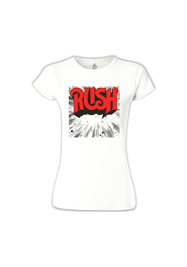 Rush Beyaz Kadın Tshirt 001