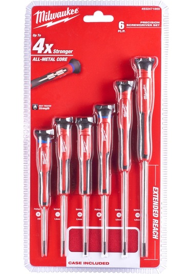 Milwaukee Hassas Tornavida Set 6 Parça 4932471869