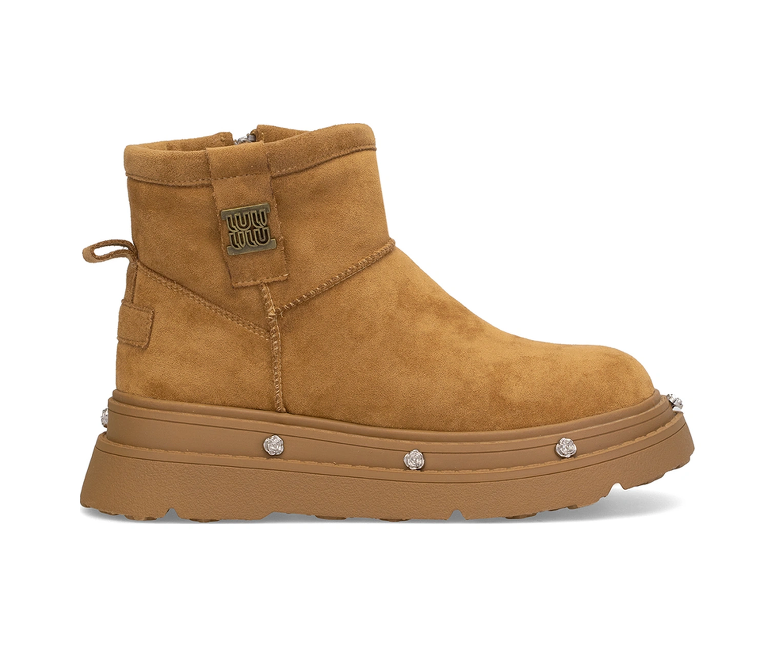 Guja 25k435 Kadın Hakiki Deri Düz Bot Camel Camel