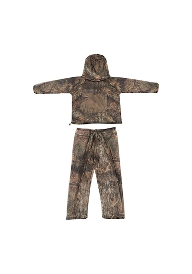 Homyl Mesh Kapşonlu Takımlar Avcı Erkekleri Korumak Xl-xxl Yeşil