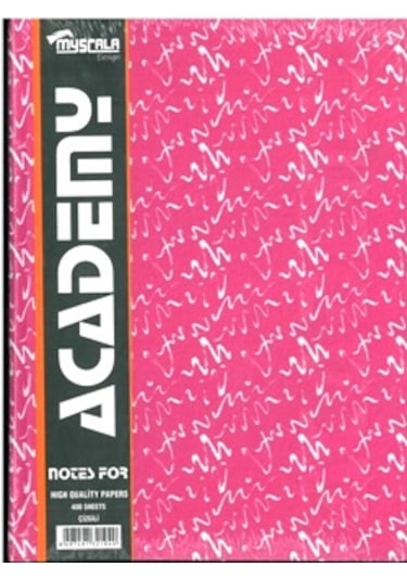 Defter 400 Yap.ciltli 20x28 Sert Kap.çizgili Özkan Pembe Desenli