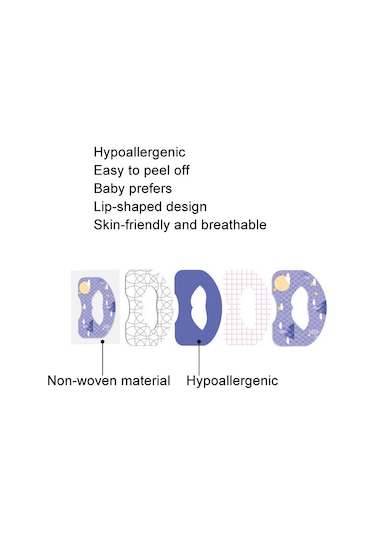 Sones 30 Adet / Kutu Fawnmum Ağız Solunum Yaması Gece Durdurucu Horlama Yaması Anti-horlama Kapalı Ağız Yaması, Renk: Çocuk Mavisi