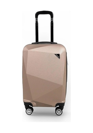 Polo&Sky Elmas Model Gold Renk Kabin Boy Valiz Bavul Altın